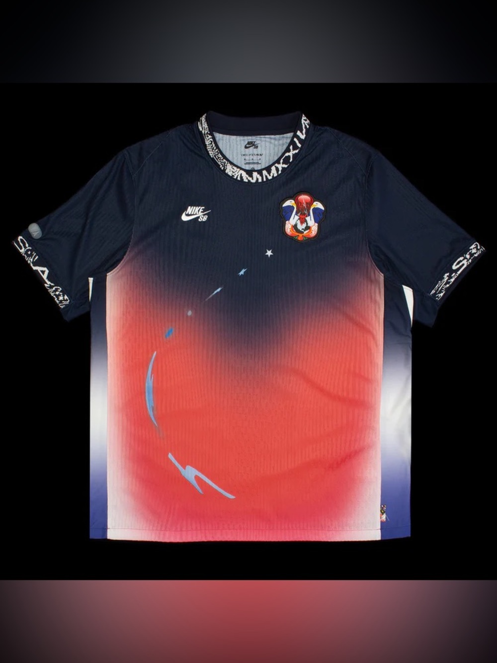 Nike SB Team USA Olympics Dri-FIT ADV S/S Skate Jersey FZ4066-451 Sz Large $150